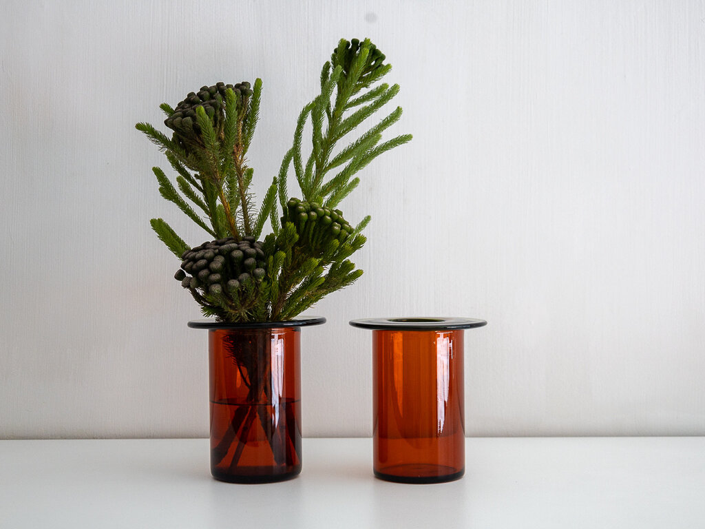 Nedre Foss Rabarbra Glass Vase by Anderssen & Voll