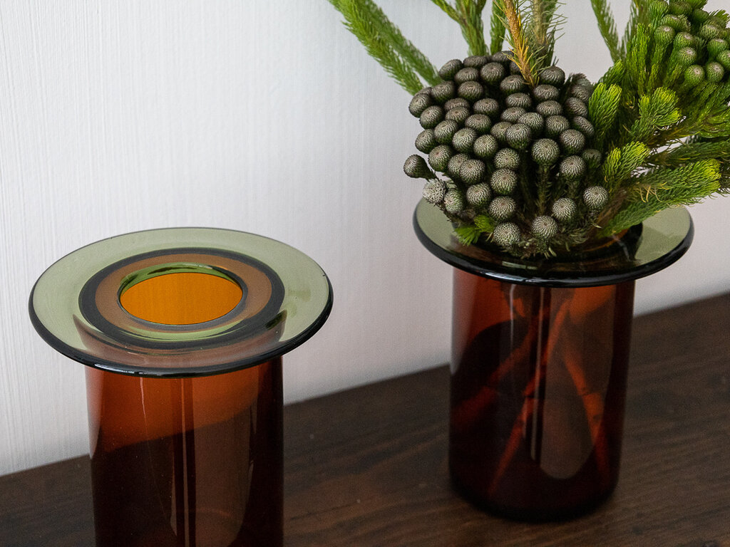 Nedre Foss Rabarbra Glass Vase by Anderssen & Voll