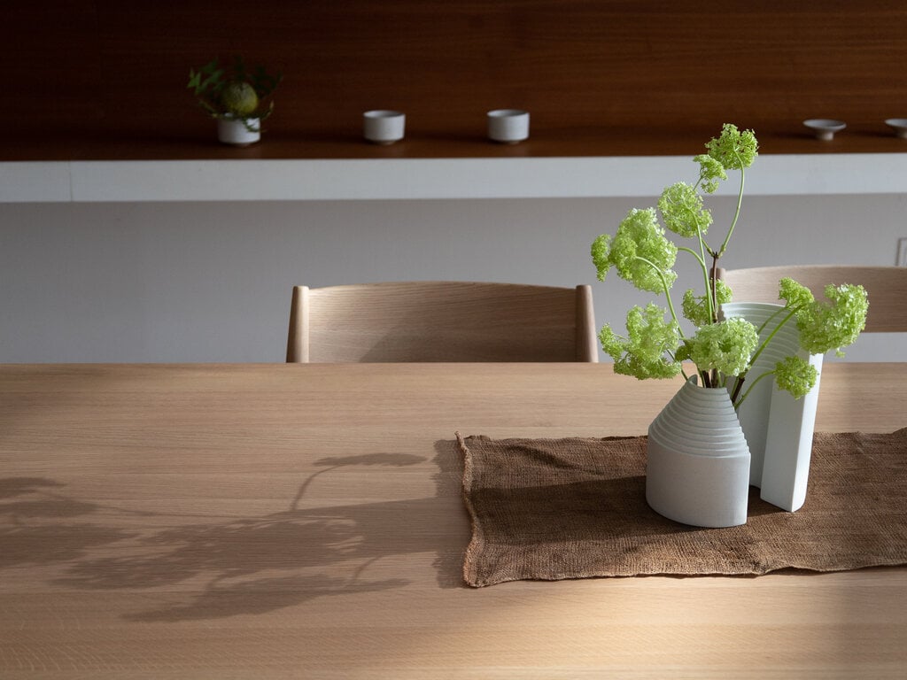 Norm at Mjölk: Origin Made Ark Vases Set in Porcelain and Crystal Glass