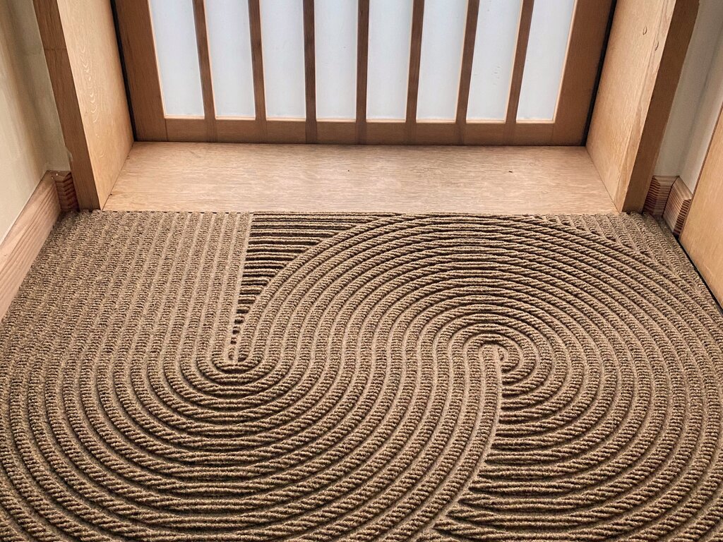 Kristine Five Melvær Small Sand Entry Mat, 24" x 36" from Heymat