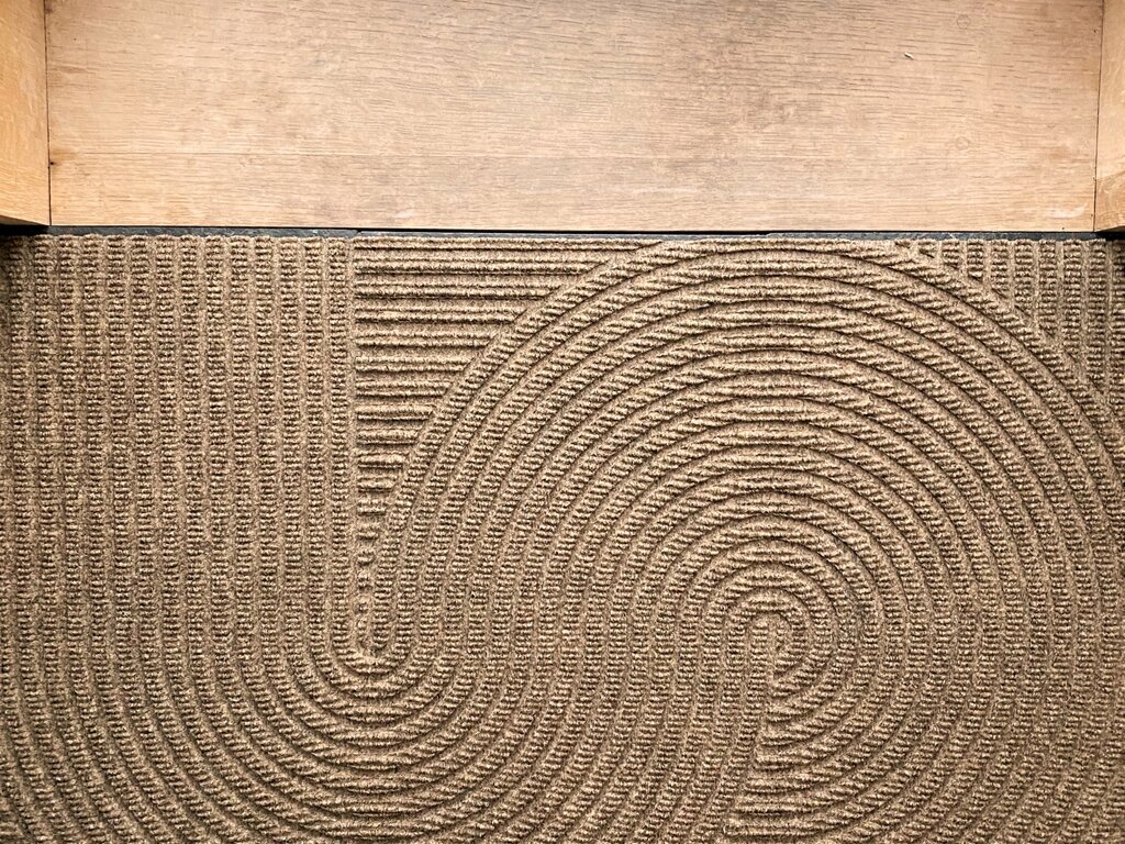 Kristine Five Melvær Small Sand Entry Mat, 24" x 36" from Heymat