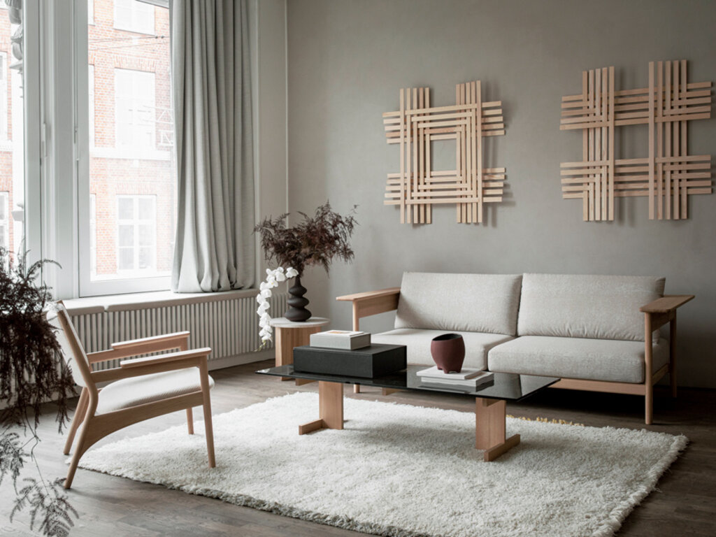 Karimoku Case N-S01 3-Seater Sofa