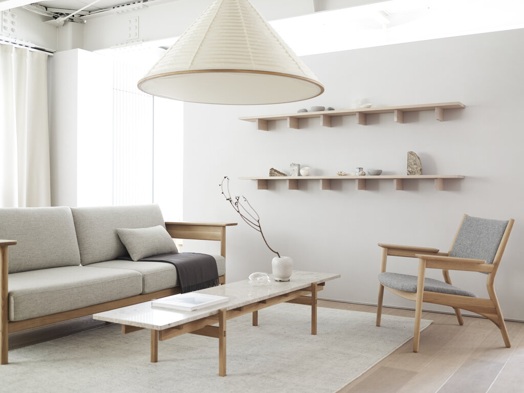 Karimoku Case N-S01 3-Seater Sofa