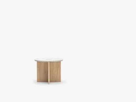 Norm Architects for Karimoku Case Kinuta N-ST01 Round Coffee Table (Small)