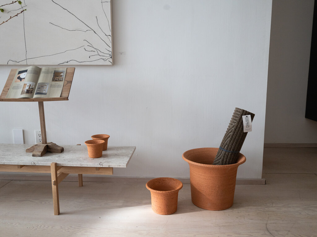 Kristine Five Melvær Small Sand Entry Mat, 24" x 36" from Heymat