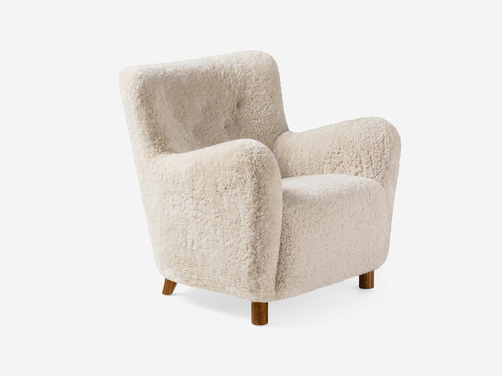 Dagmar 54 Lounge chair, Sheepskin