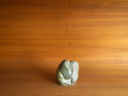 Elizabeth Lenny Green Soapstone Vase No. 37 by Elizabeth Lenny