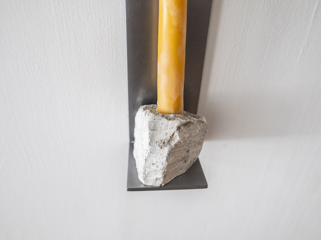 Candle wall sconce no. 63 by Elizabeth Lenny