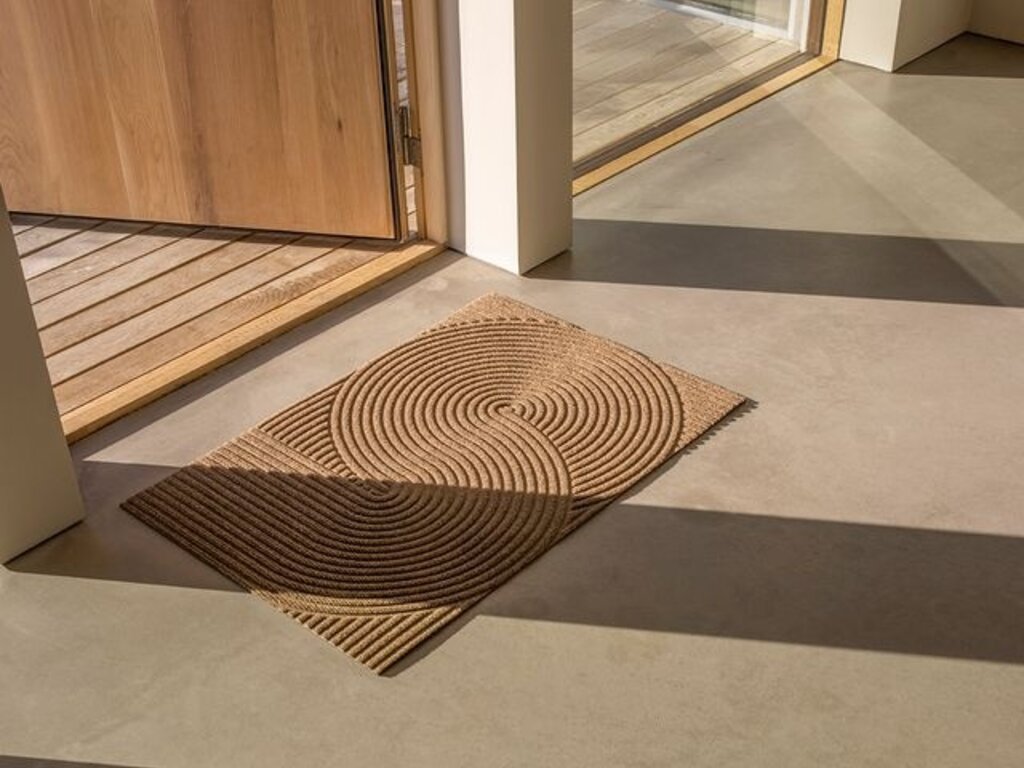 Kristine Five Melvær Small Sand Entry Mat, 24" x 36" from Heymat