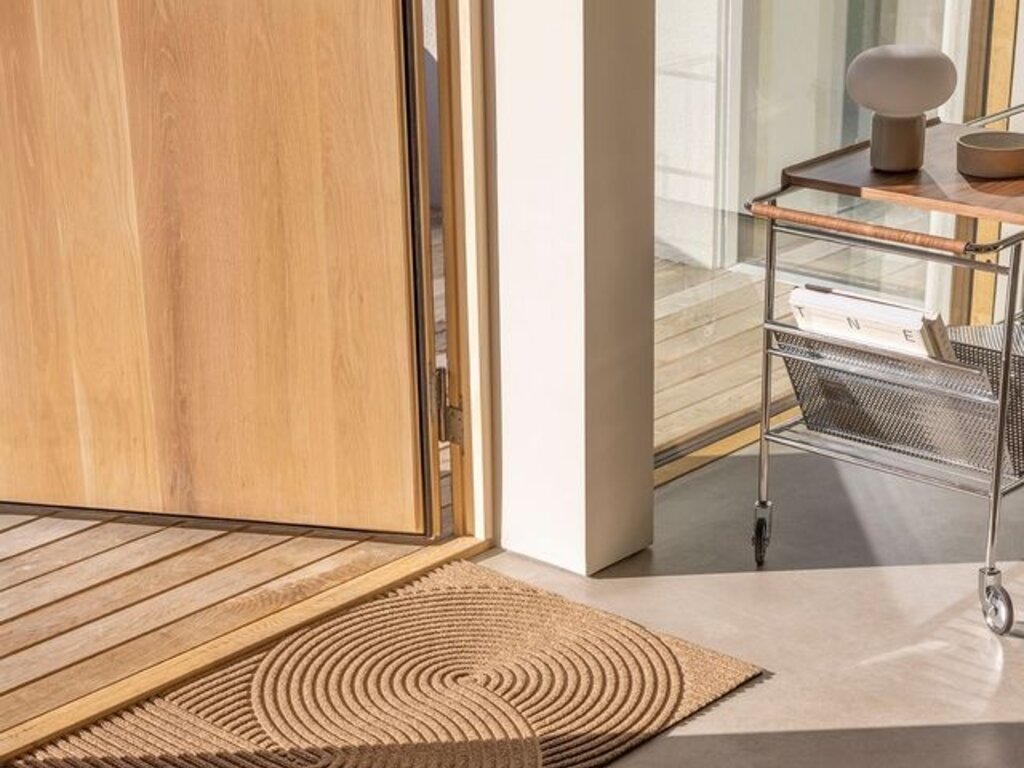 Kristine Five Melvær Large Sand Entry Mat, 33" x 51" from Heymat