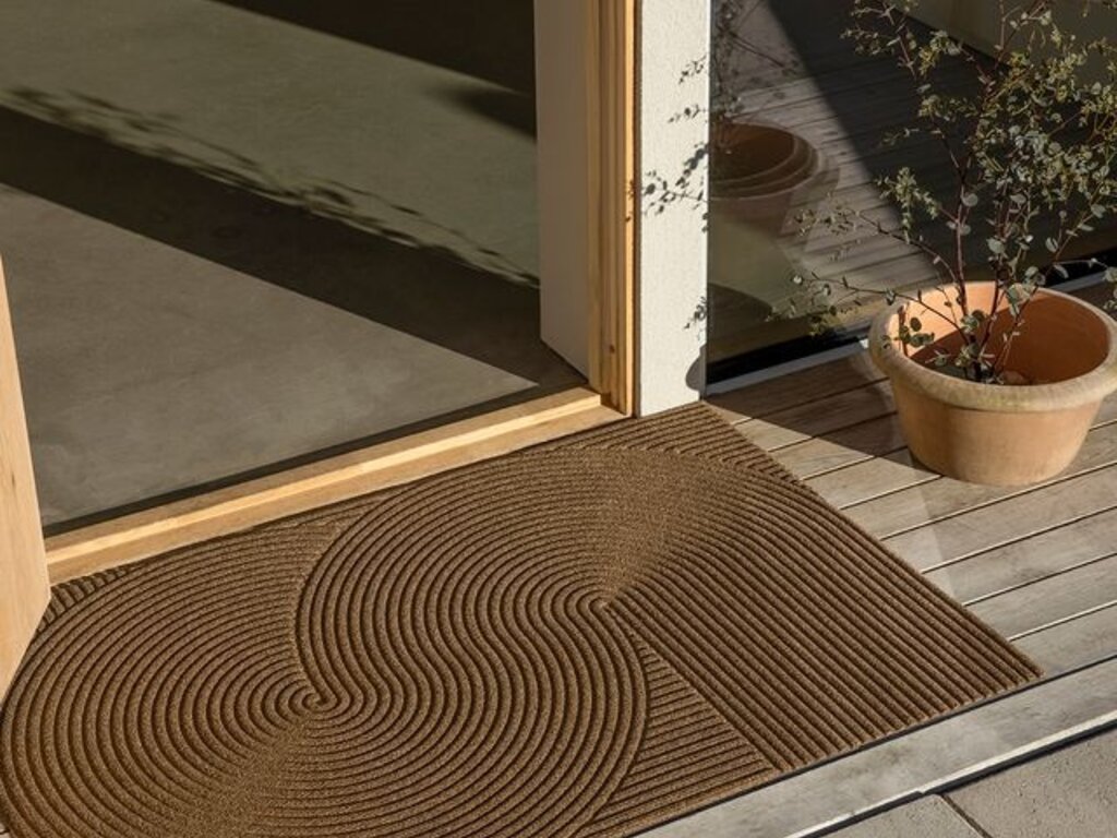 Kristine Five Melvær Large Sand Entry Mat, 33" x 51" from Heymat