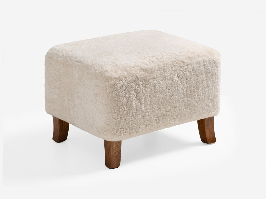 Dagmar Sampo Footstool (Sheepskin)