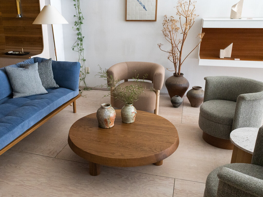 Thom Fougere for Mjölk Mjölk Round coffee table