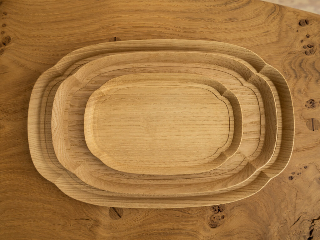 Oji Masanori KITO Flowering Quince Tray (Large)