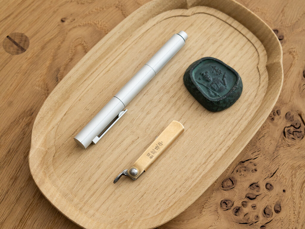 Oji Masanori KITO Flowering Quince Tray (Small)