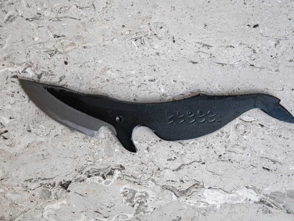 Minke whale knife