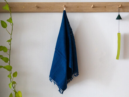 Jurgen Lehl Hand-spun Hand Towel (Indigo)
