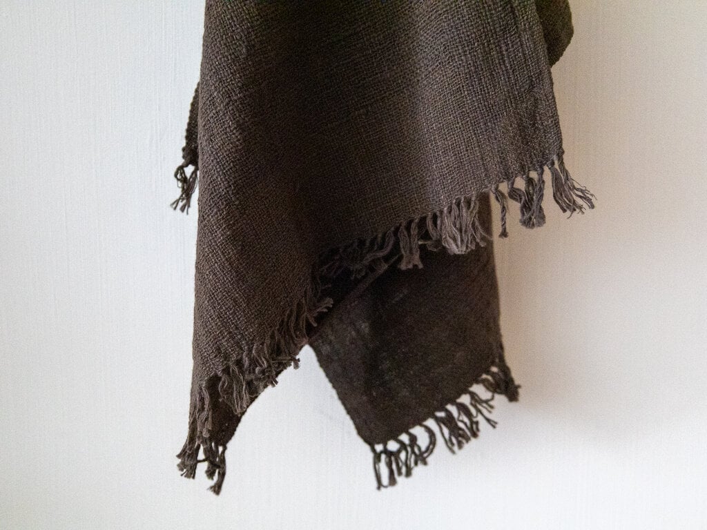 Jurgen Lehl Hand-spun Hand Towel (Charcoal)