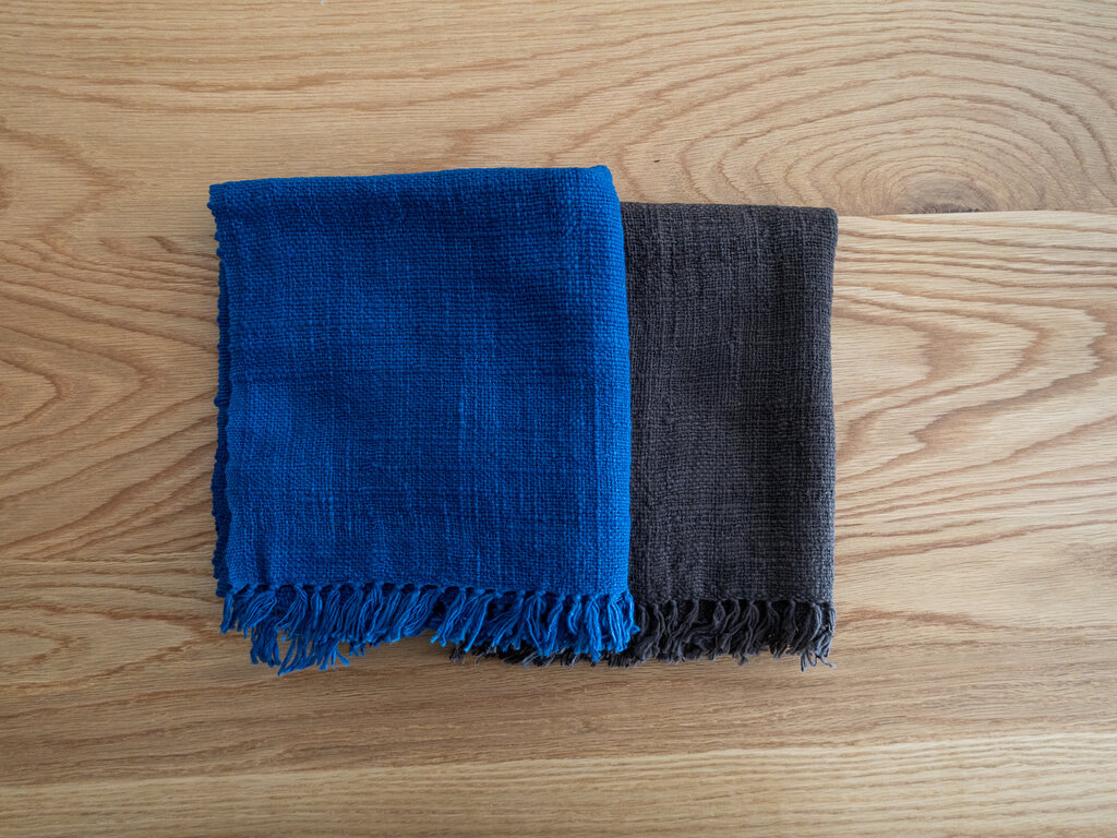 Jurgen Lehl Hand-spun Hand Towel (Indigo)