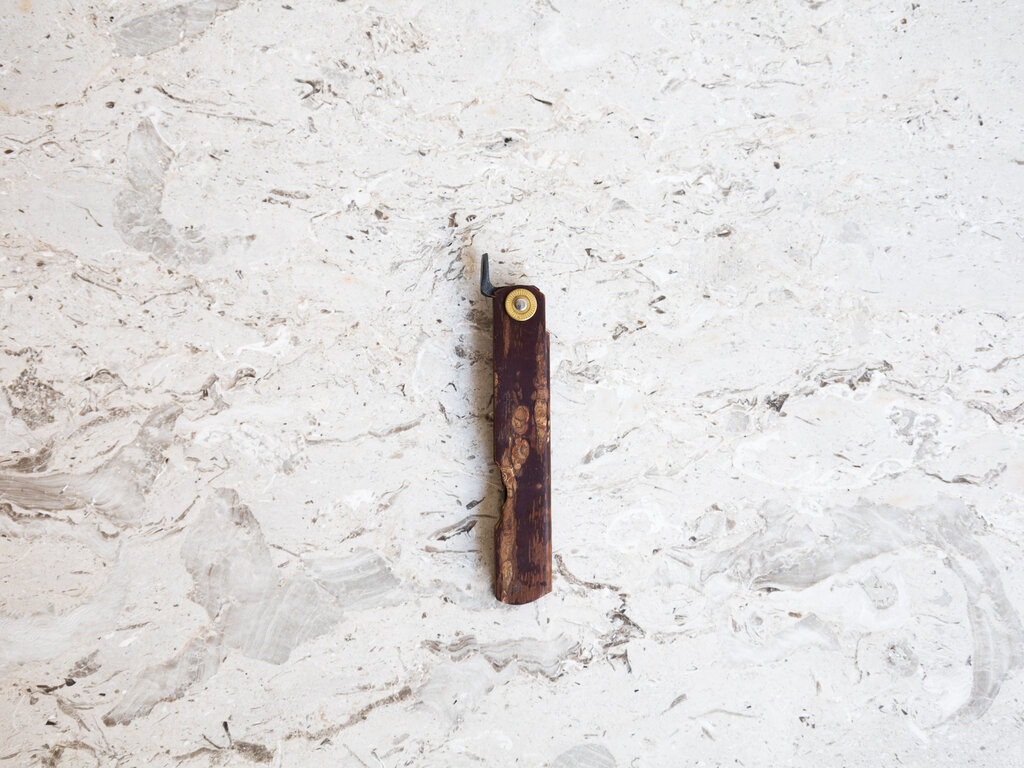 Nagao Kanekoma Special Edition Higonokami Japanese Folding Knife (Cherry Bark)