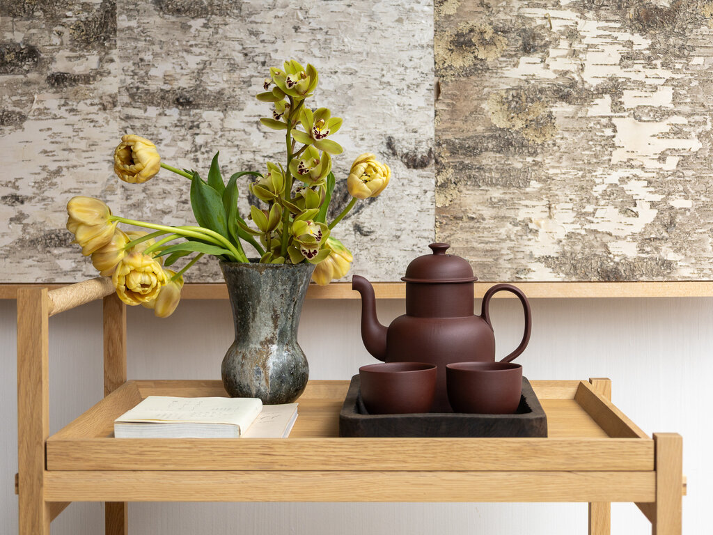 Jonas Lindholm Tall Teapot (Red Clay)