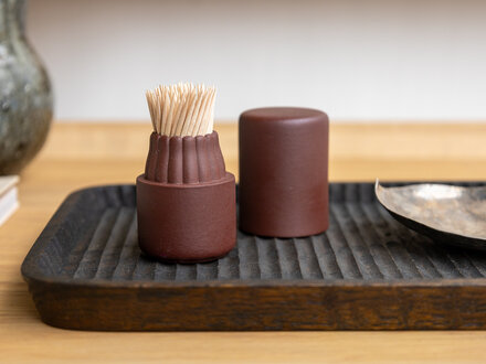 Jonas Lindholm Toothpick Holder (Red Clay)