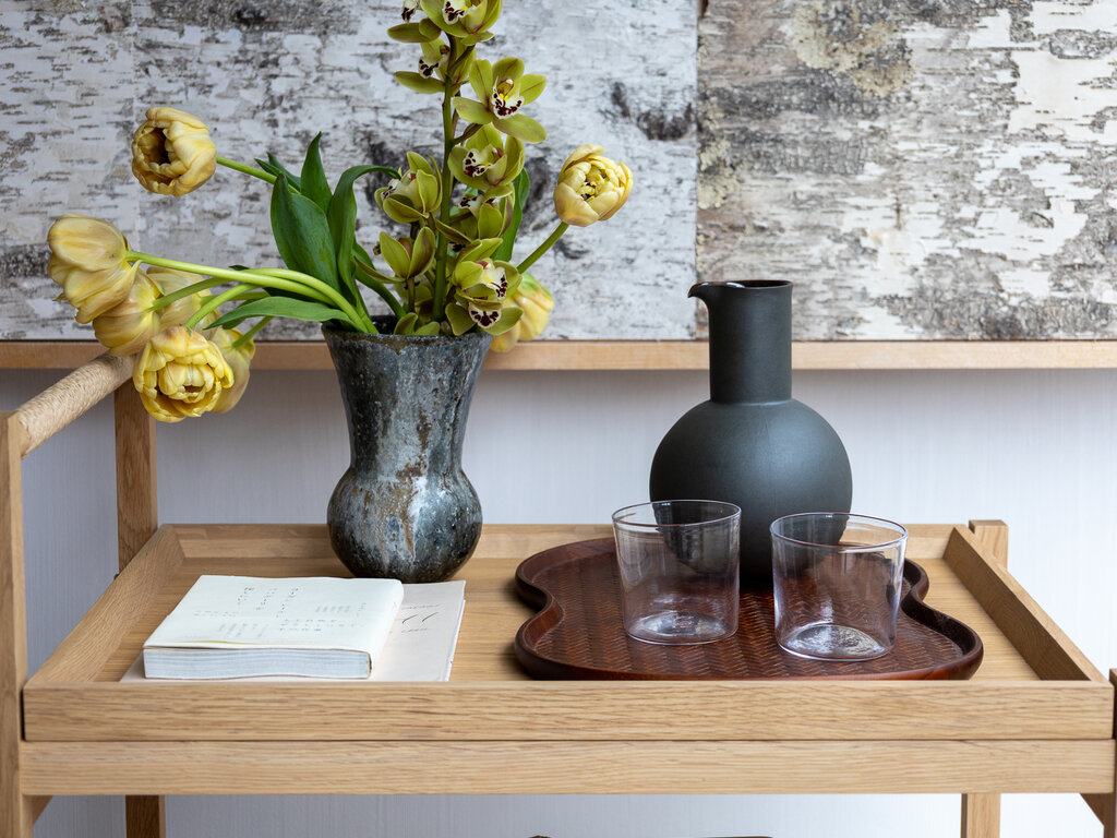 Jonas Lindholm Clay Carafe (dark green)