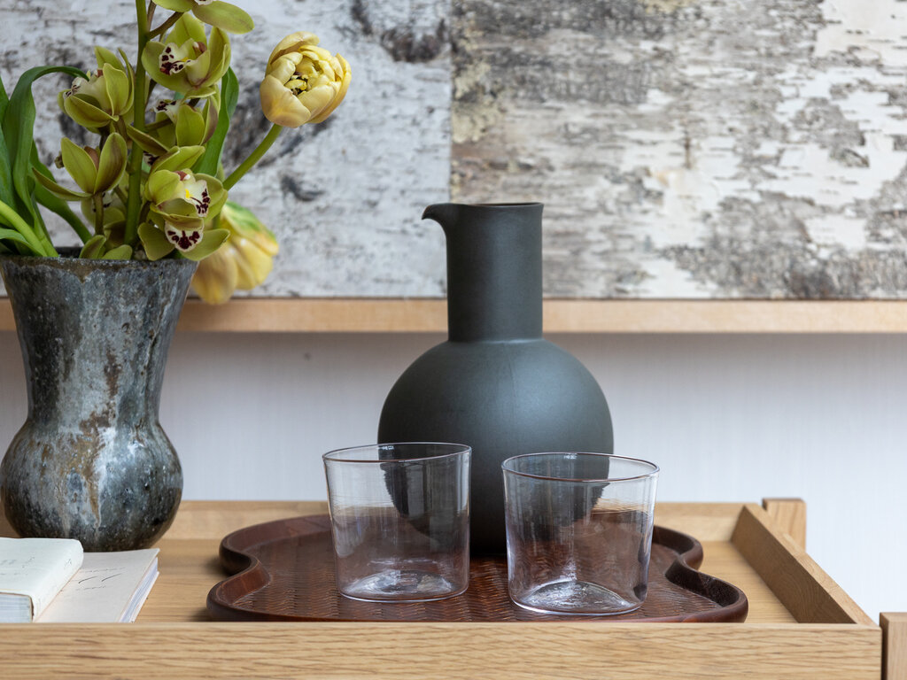 Jonas Lindholm Clay Carafe (dark green)