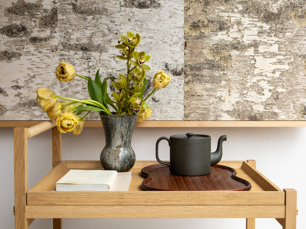 Jonas Lindholm Cylinder Teapot (Dark Green Clay)