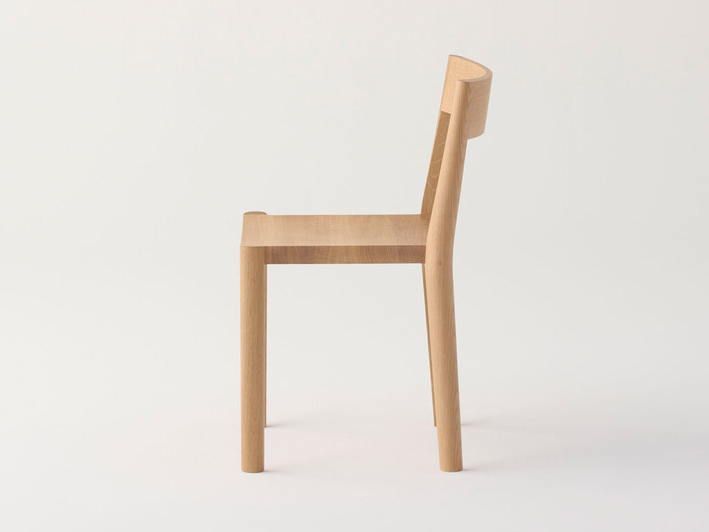 Ichirin Chair (Wooden Seat) by Ronan Bouroullec