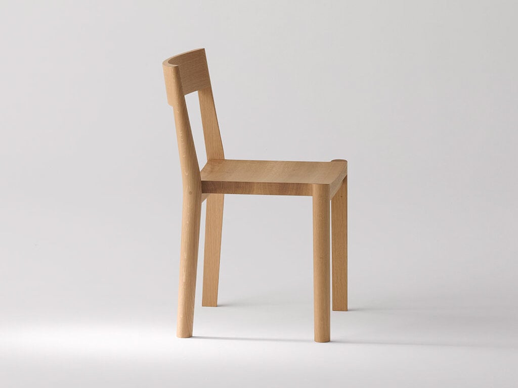 Ichirin Chair (Wooden Seat) by Ronan Bouroullec