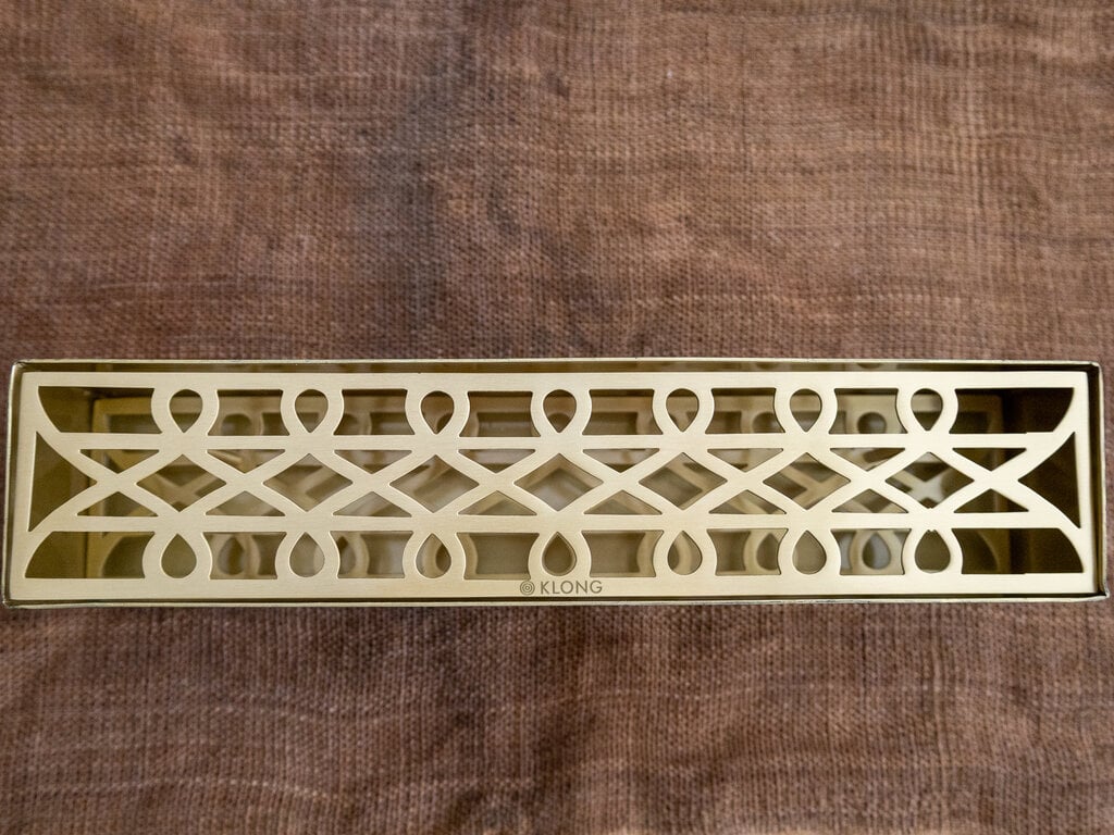 Eva Schildt for Klong Äng Rectangular Vase (Brass)