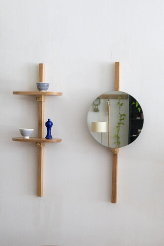 Doverail mirror and shelf set, antiques and live music