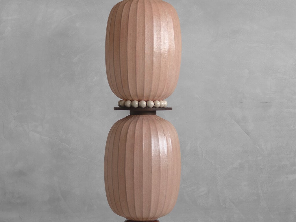 Taiwan-Lantern Lotus Charm Floor Lamp