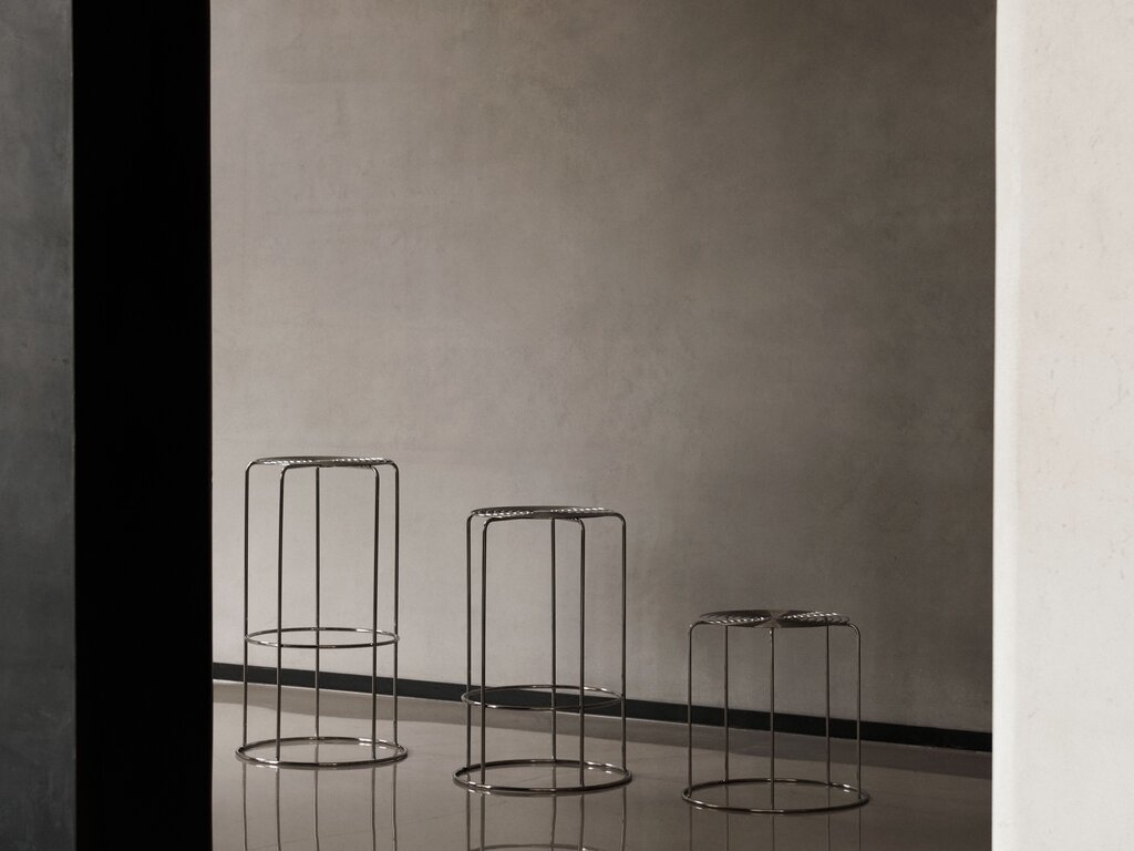 &Tradition VP16 Wire Bar Height Stool