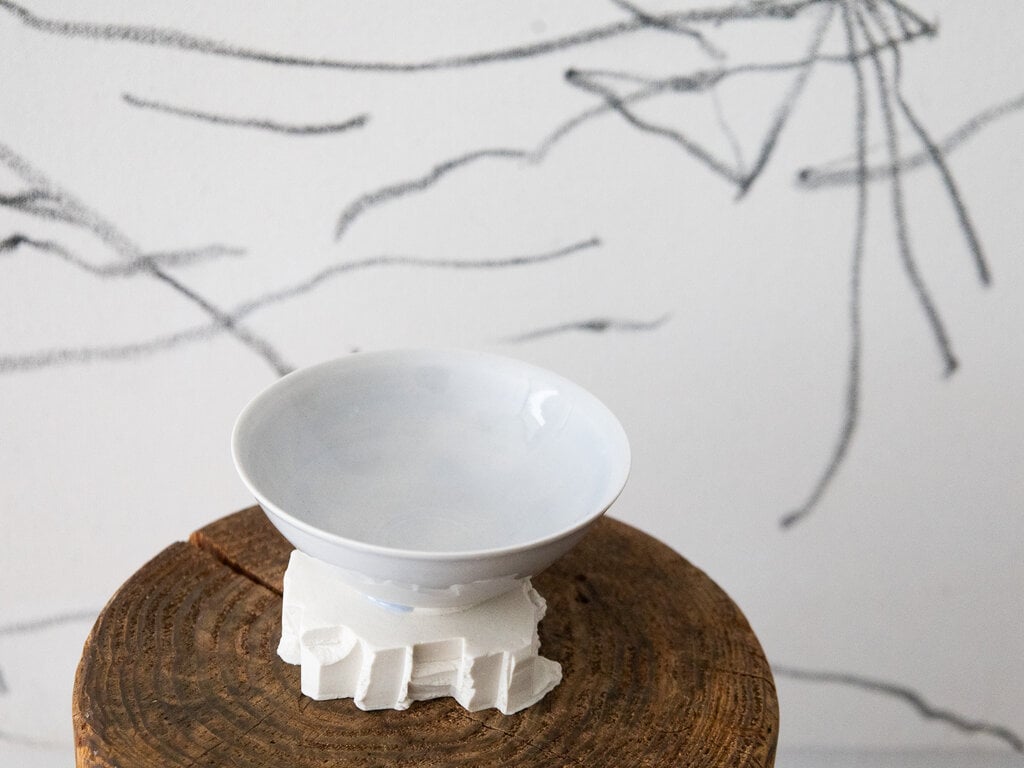 Liyang Zhang Quarry Cup (White Porcelain in Celadon Glaze No. 2)