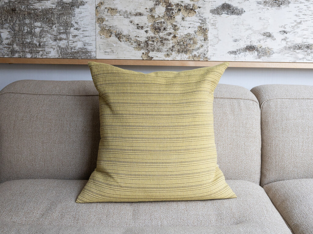 Mourne Textiles Stream Cushion (Mustard)