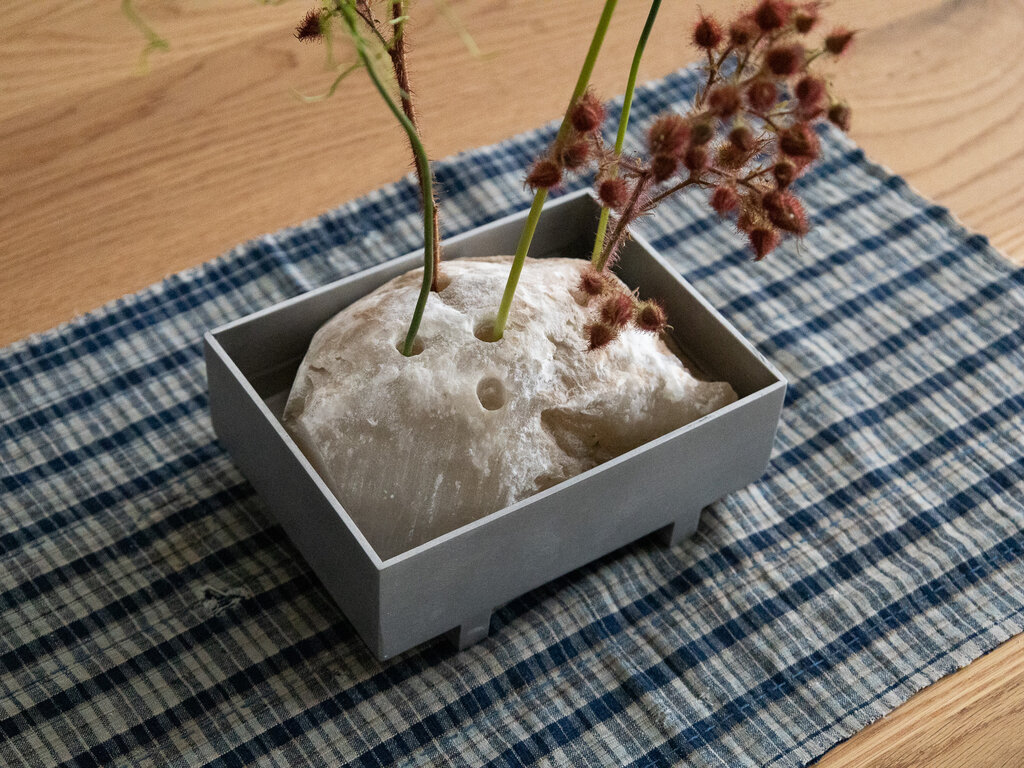Elizabeth Lenny Spanish Alabaster with Aluminum Box