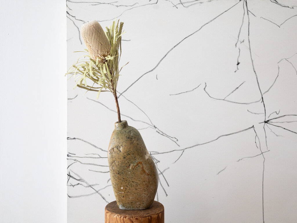 Elizabeth Lenny Soft Rock Vase No. 42 by Elizabeth Lenny