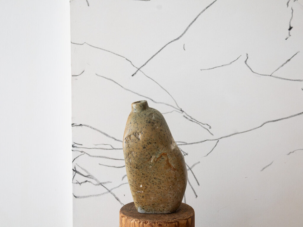 Elizabeth Lenny Soft Rock Vase No. 42 by Elizabeth Lenny
