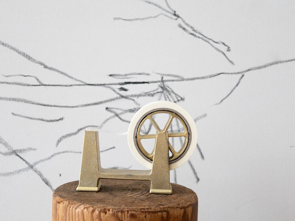 Oji Masanori for Futagami Large Brass Tape Dispenser