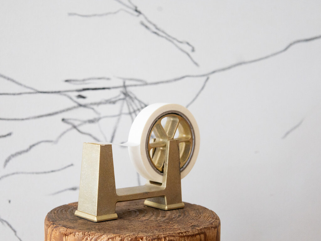 Oji Masanori for Futagami Large Brass Tape Dispenser