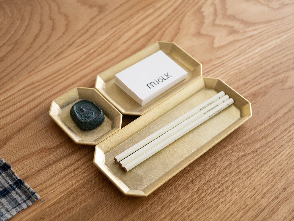 Oji Masanori Brass Stationery Tray