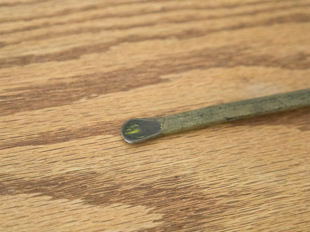 Antique Antique Dark Brass Spoon