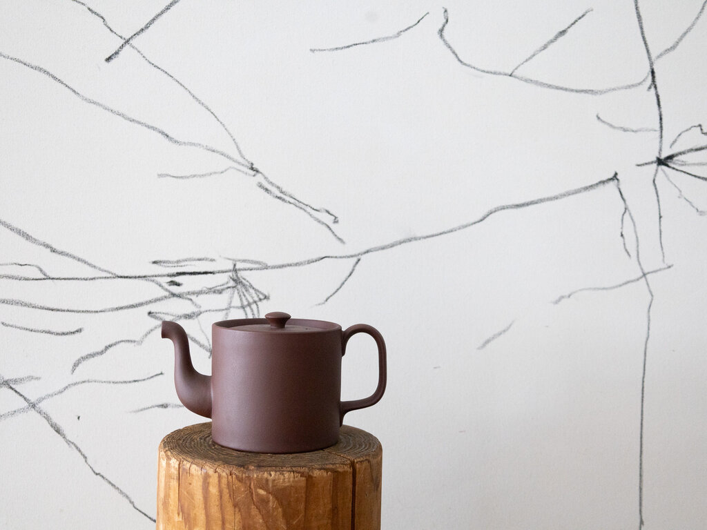 Jonas Lindholm Cylinder Teapot (Red Clay)