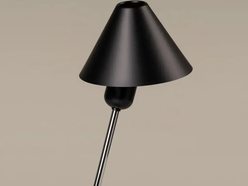 Santa & Cole Gira, matte black task lamp