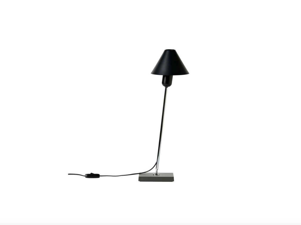 Santa & Cole Gira, matte black task lamp