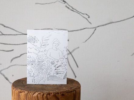 Greeting Card (Line Drawing)