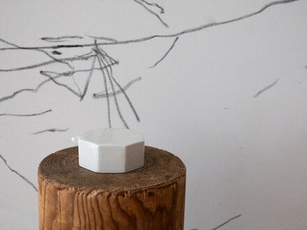 Renaud Sauvé Porcelain Calligraphy Water Dropper (Octagon)