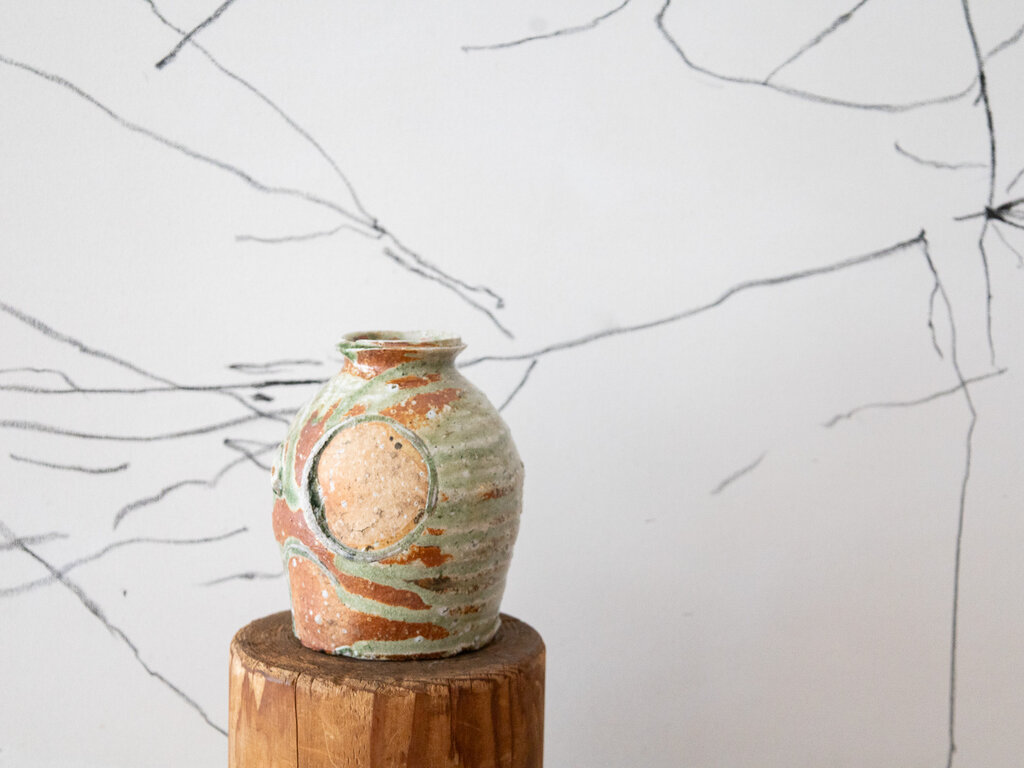 Tsujimura Kai Shuko Vase (Medium)